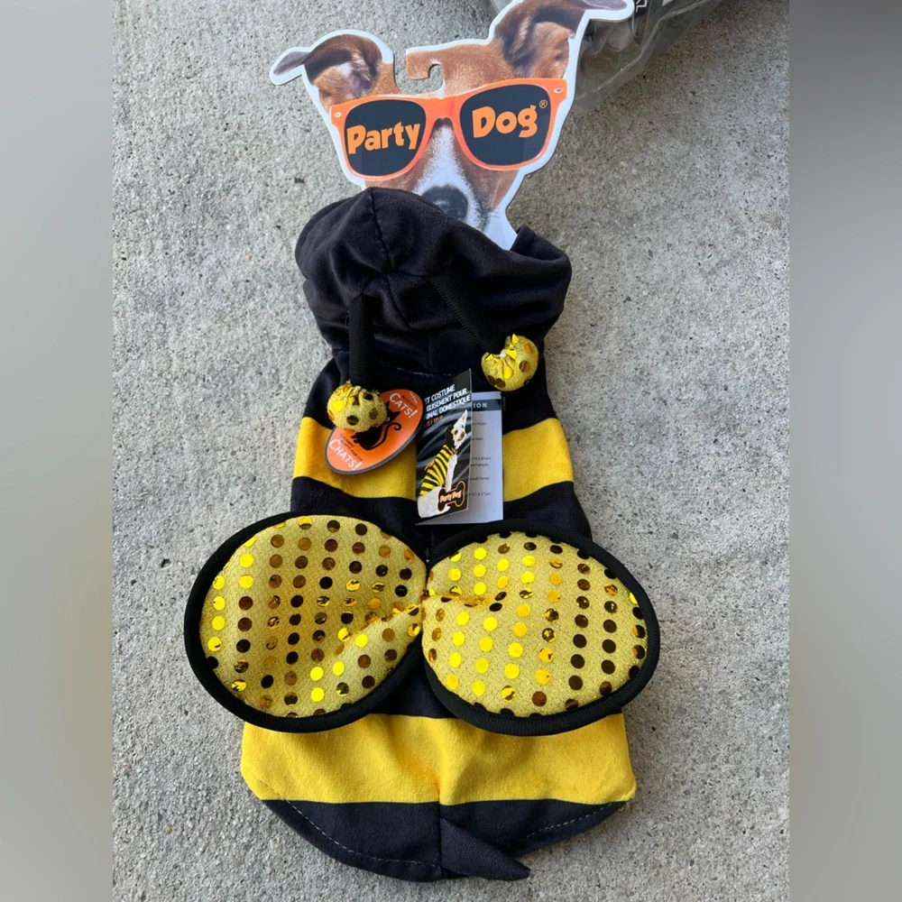 Bumblebee Costume for Kids - Black and Yellow